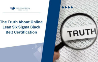 Truth about online LSS Black belt certification
