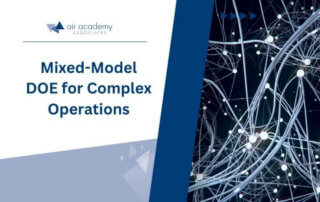 Mixed model DOE of Complex operations