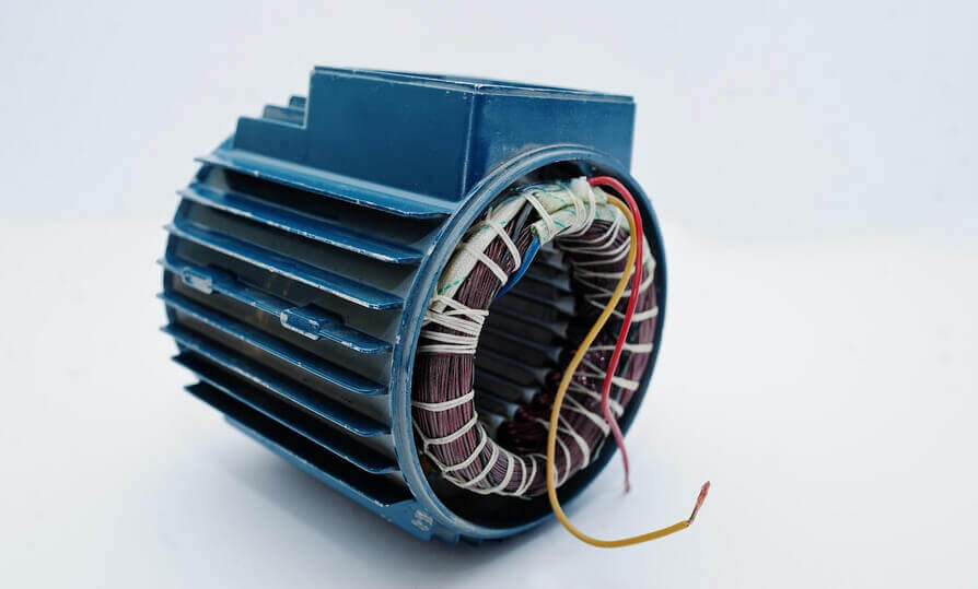 Alternator part of a mini generator 