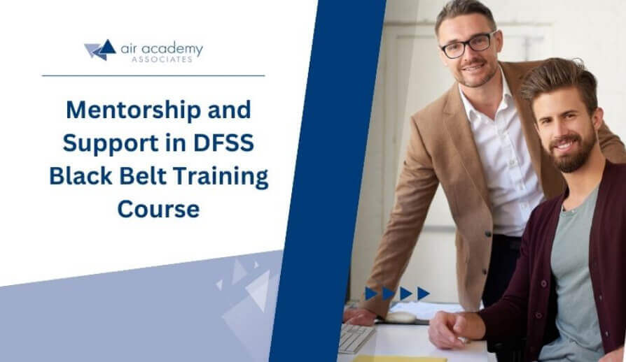 Mentorship and support in DFSS black belt training course